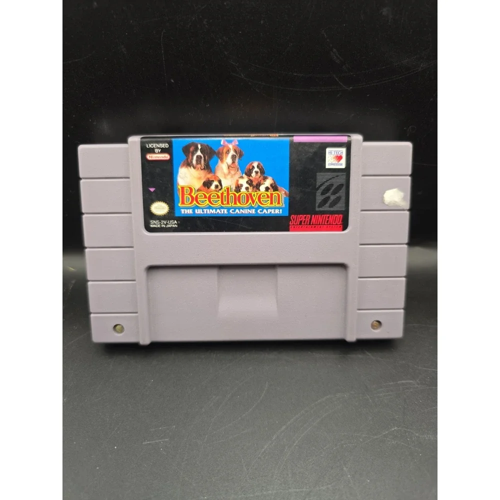 Beethoven: The Ultimate Canine Caper Super Nintendo SNES Video Game AUTHENTIC